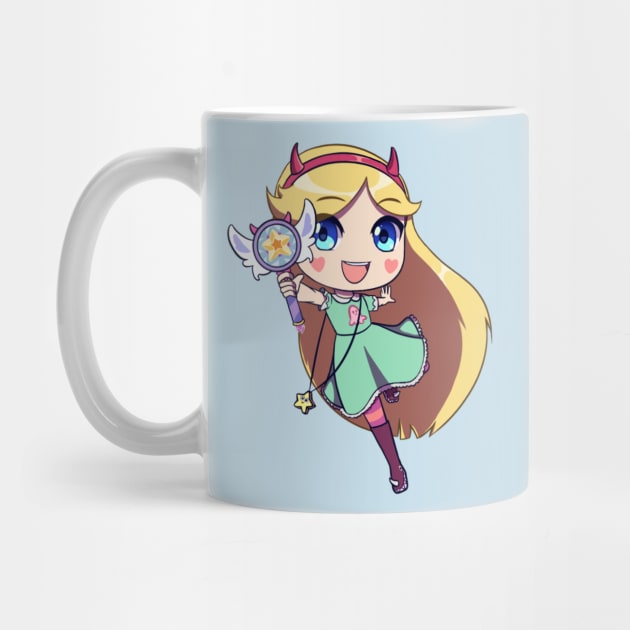 Chibi Star butterfly by RidicBird